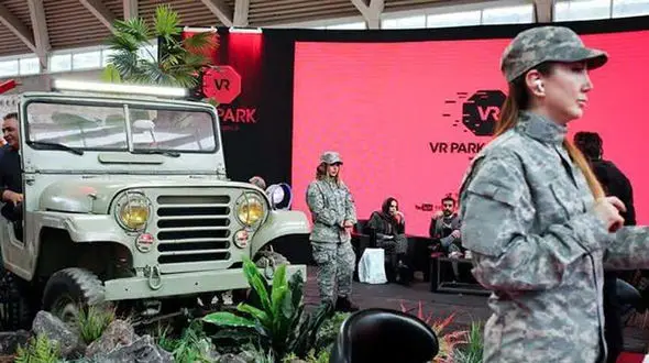 زنان ایرانی در لباس ارتش آمریکا در جنوب تهران + عکس 