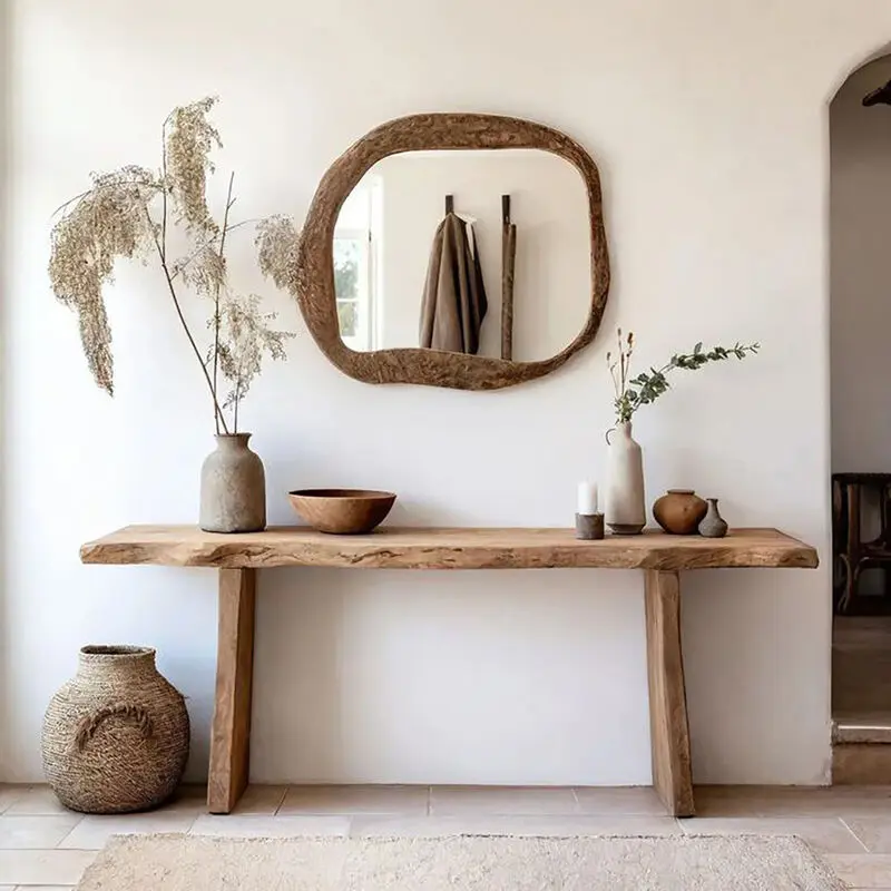آینه کنسول چوبی جدید