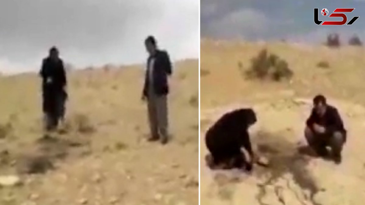 ضجه های مادر دانشجوی مهابادی در قتلگاه پسرش + فیلم دردناک