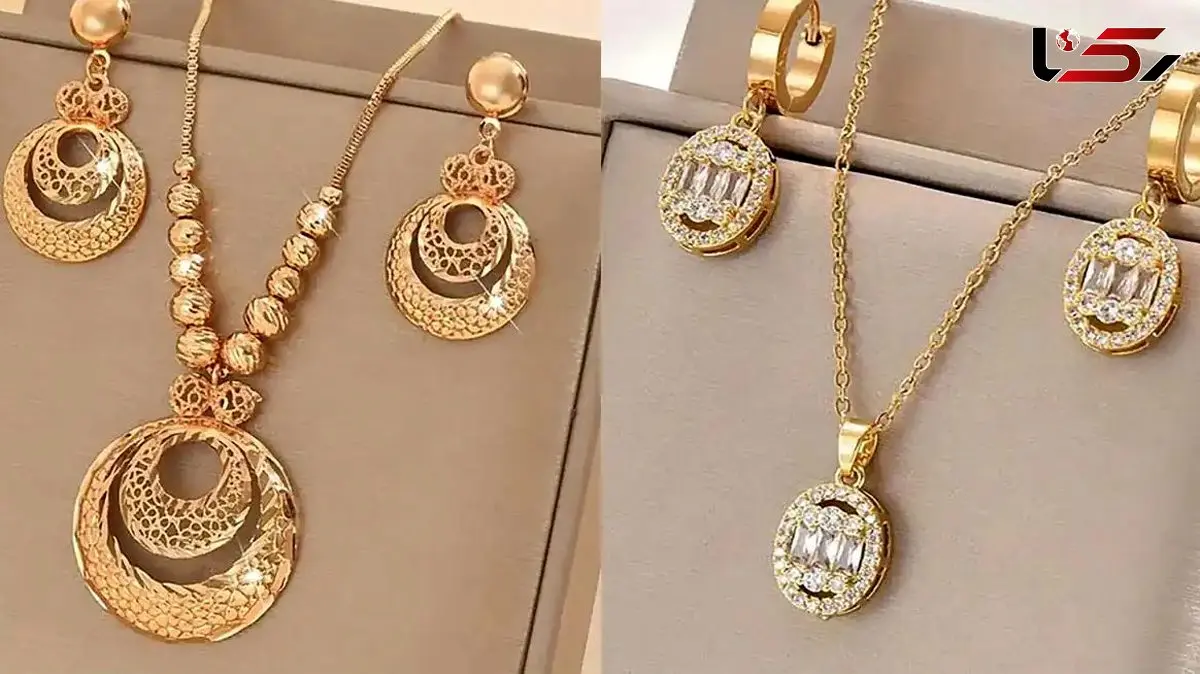 جدیدترین مدل‌ های نیم ست طلا + طراحی‌ های شیک و لاکچری