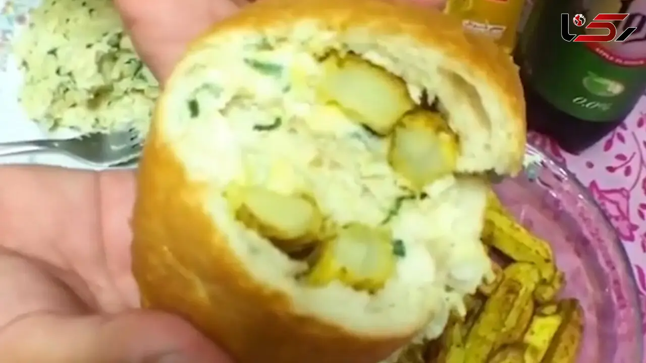 ساندویچ مرغ خونگی + فیلم