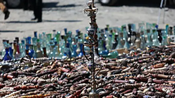 مواد روانگردان در تنباکوهای میوه ای / اجرای طرح جمع آوری قلیان در تهران