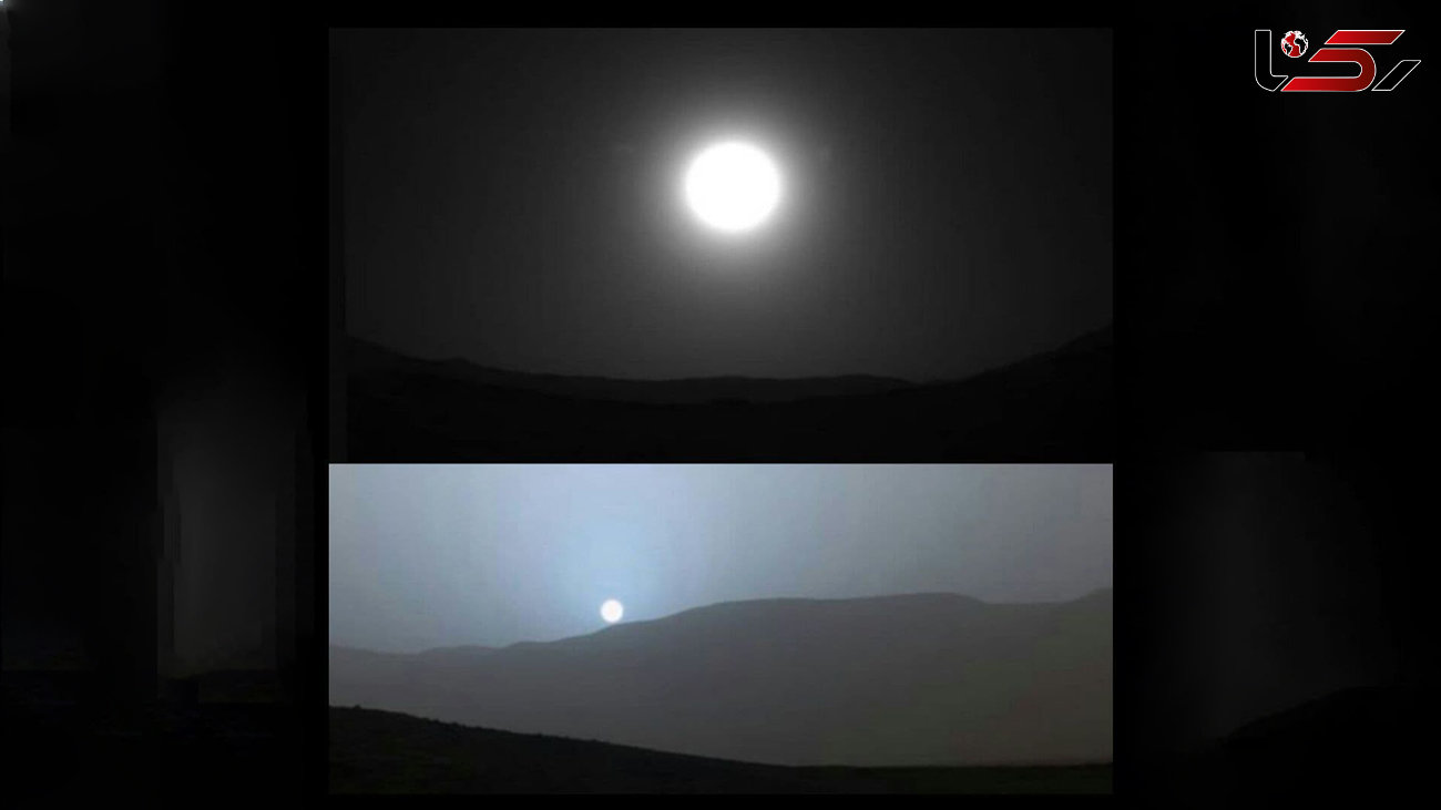 غروب خورشید در مریخ + عکس
