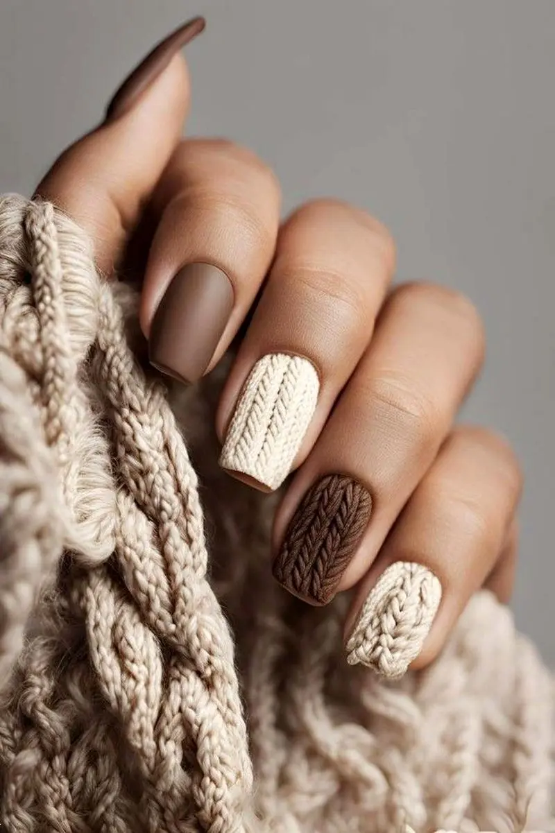 ناخن زمستانی | 30 طرح ناخن زمستانی ساده و شیک مناسب عروسی و تولد و حتی روزمره در تنوع بالا