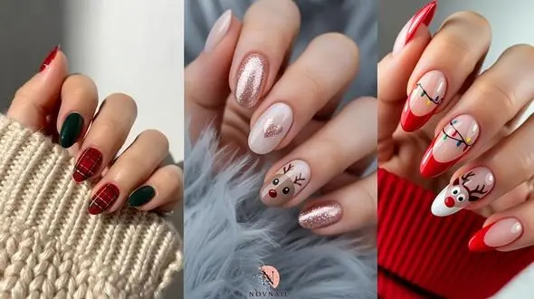 ترندهای جدید ناخن کریسمس 2026 | بهترین ایده‌ ها و طرح‌ های روز