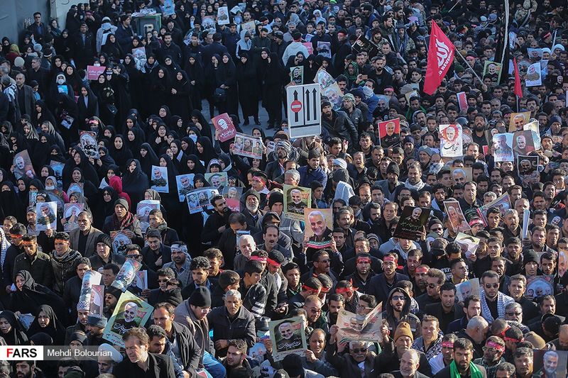 آئین تشییع و خاکسپاری سردار«حاج قاسم سلیمانی»