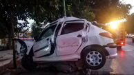 4 عکس دلخراش از واژگونی و تصادف مرگبار پژو با تیرچراغ برق / در اصفهان رخ داد