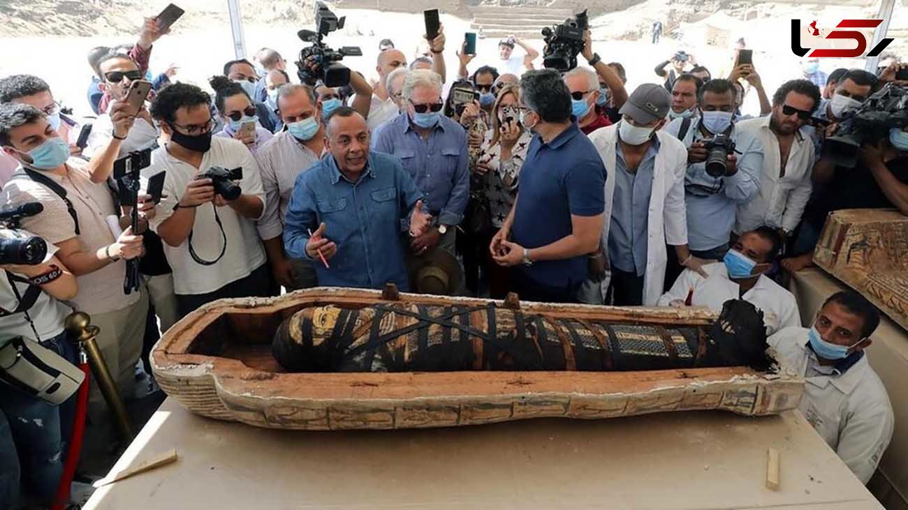 کشف تابوت های 2600 ساله در مصر + فیلم 