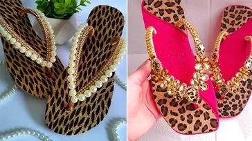 تیپ‌ های دخترانه و زنانه با دمپایی انگشتی کارشده؛ 15 عکس بی‌ نظیر