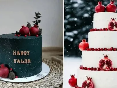 30 مدل کیک شب یلدا جدید و جذاب برای تزیین میز یلدای لاکچری