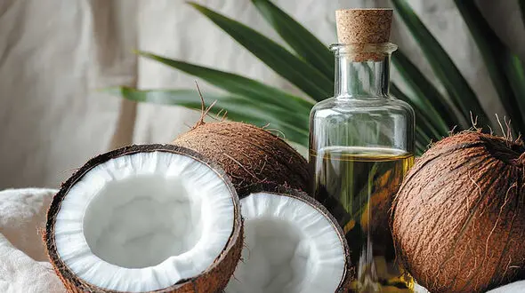 خواص روغن نارگیل برای درمان کل و جوش