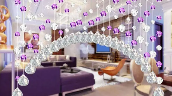 جدیدترین مدل های پرده کریستالی / عکس