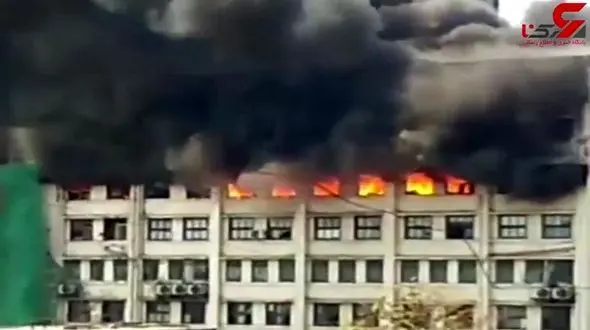 پلاسکو هند آتش گرفت + فیلم