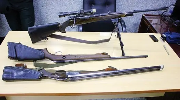 سلاح شکارچی دراج در شوشتر ضبط شد