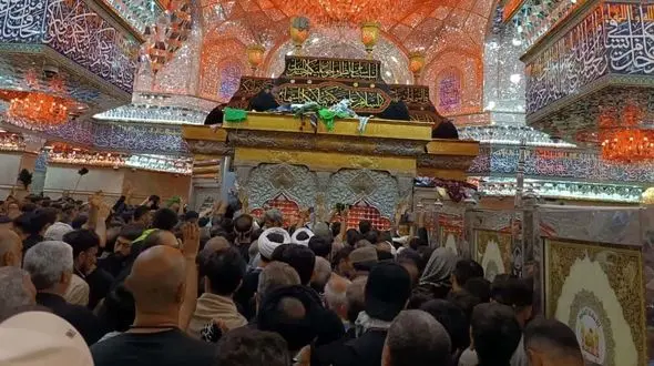 تصاویر اختصاصی رکنا از داخل حرم امام حسین و حضرت عباس