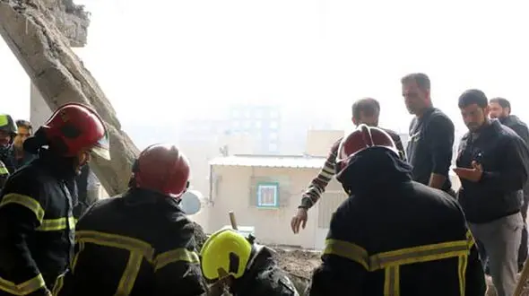 ریزش ساختمان در گلستان با 4 مصدوم + جزئیات