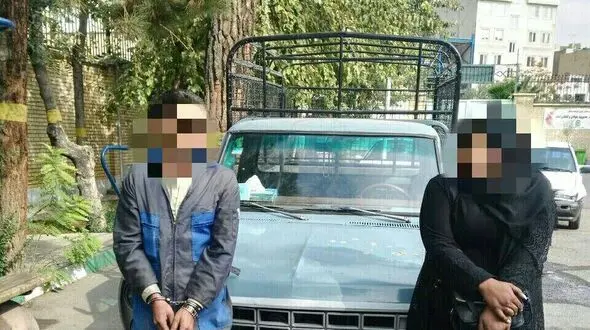 نقشه زشت زن و شوهر معتاد برای وانت نیسان های پایتخت + عکس 