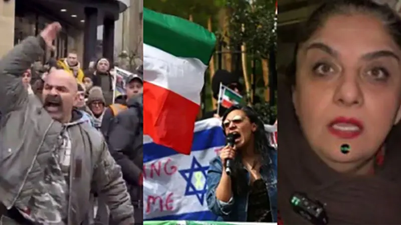 تهدیدو فشار خیابانی  عناصر تندرو سلطنت‌طلب