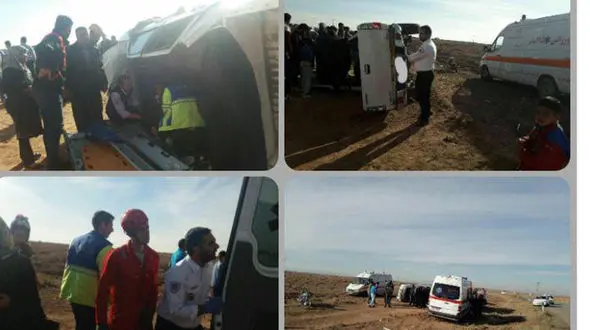 تصادف خونین خودروی کاپرا در نیشابور+ عکس