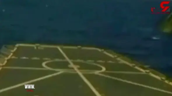 سقوط وحشتناک بالگرد بر روی ناوچه + فیلم