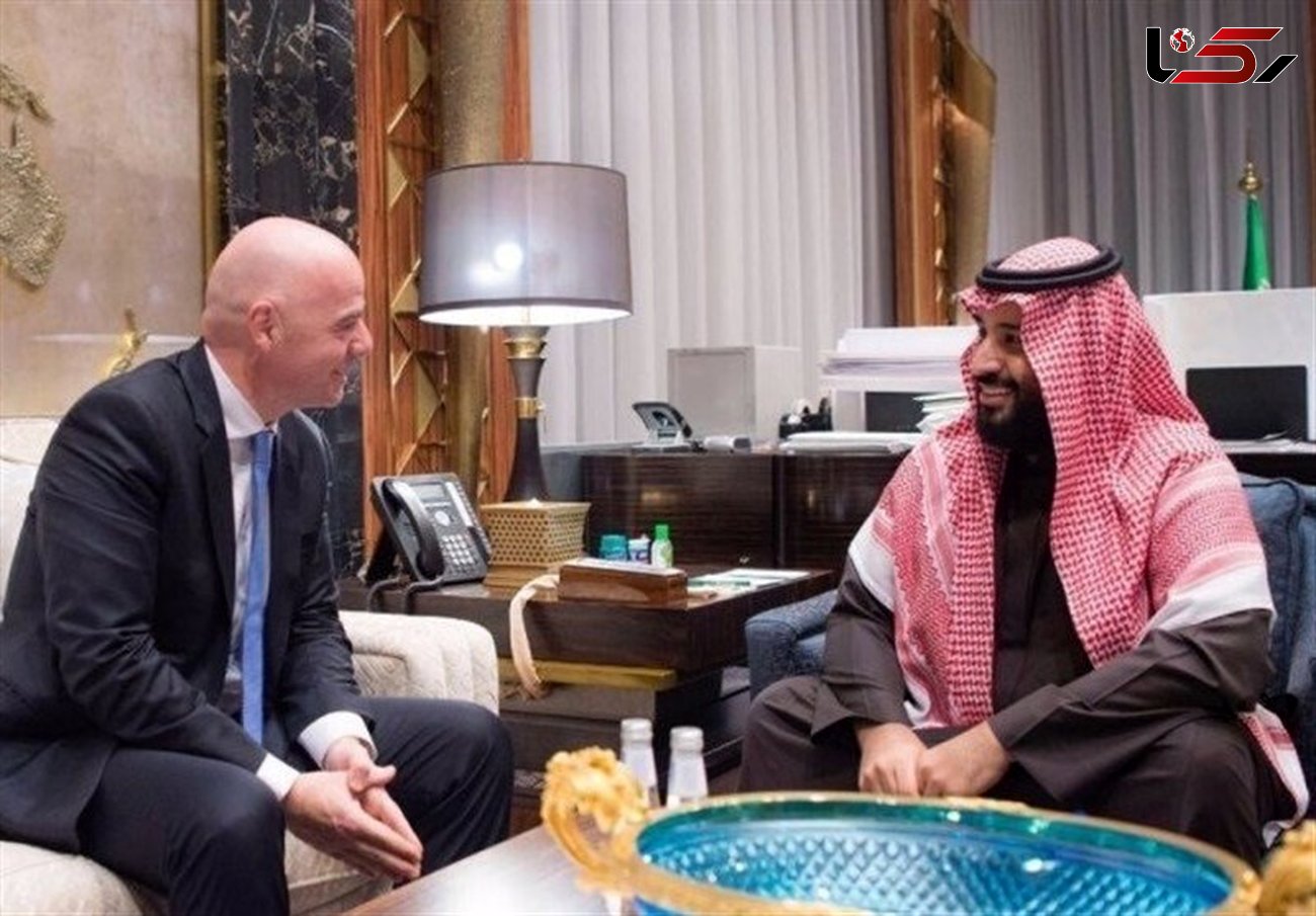  دیدار رئیس فیفا با ولیعهد عربستان در ریاض 