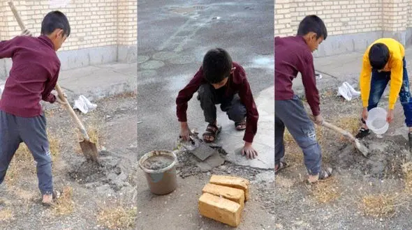 دانش آموز اصفهانی خطاب به مسئولان : لطفا به قول هایتان عمل کنید/ خودش کاری کرد، کارستان