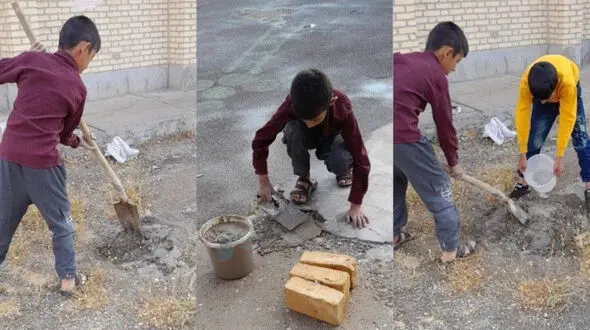دانش آموز اصفهانی خطاب به مسئولان : لطفا به قول هایتان عمل کنید/ خودش کاری کرد، کارستان
