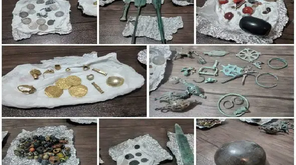 کشف گنج های دوره‌های اشکانیان و ساسانیان در مرودشت + عکس و جزییات