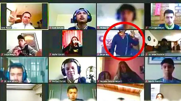 حمله غافلگیرانه سارقان حین کلاس آنلاین! + فیلم