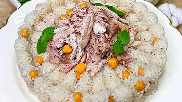 طرز تهیه نخود پلو ترکیه ای