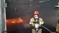 فیلم آتش سوزی مهیب در مجتمع چوبی در جویبار