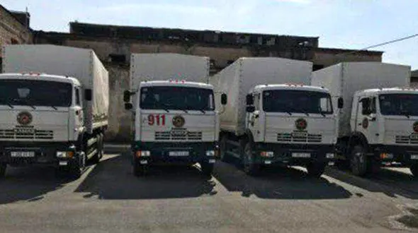 کمک‌های بشردوستانه روسیه راهی ایران شد