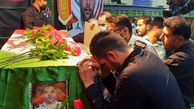  پیکر شهید مدافع امنیت در زادگاهش به خاک سپرده شد/بدرقه با شکوه شاهرودهای از شهید رحیمی + عکس