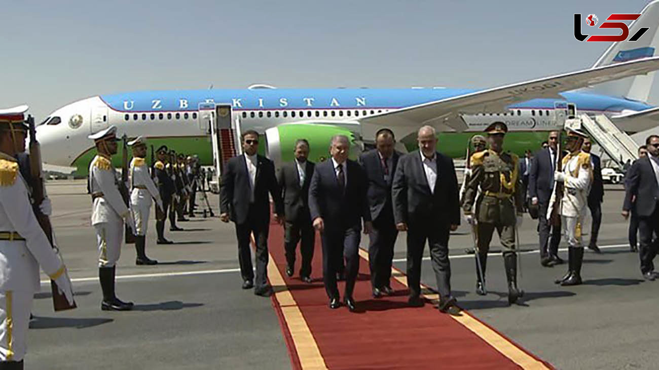رییس جمهور ازبکستان در راس هیاتی عالی‌ رتبه وارد تهران شد