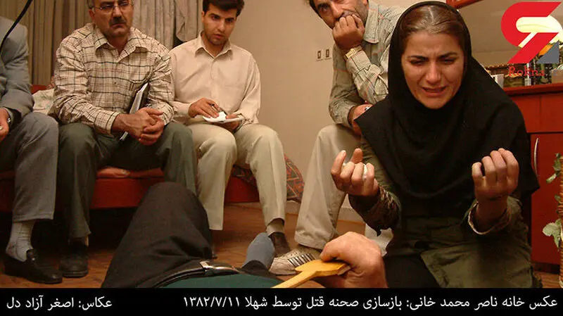 بازسازی صحنه قتل شهلا جاهد