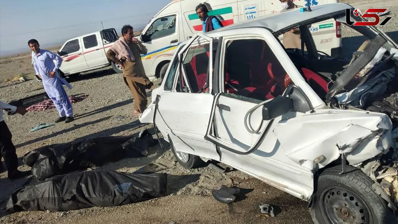 عکس های  تکاندهنده از مرگ 8 زن و مرد در تصادف جاده سرباز
