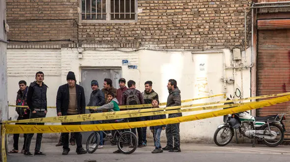 زمین در جوادیه تهران دهان باز کرد +عکس