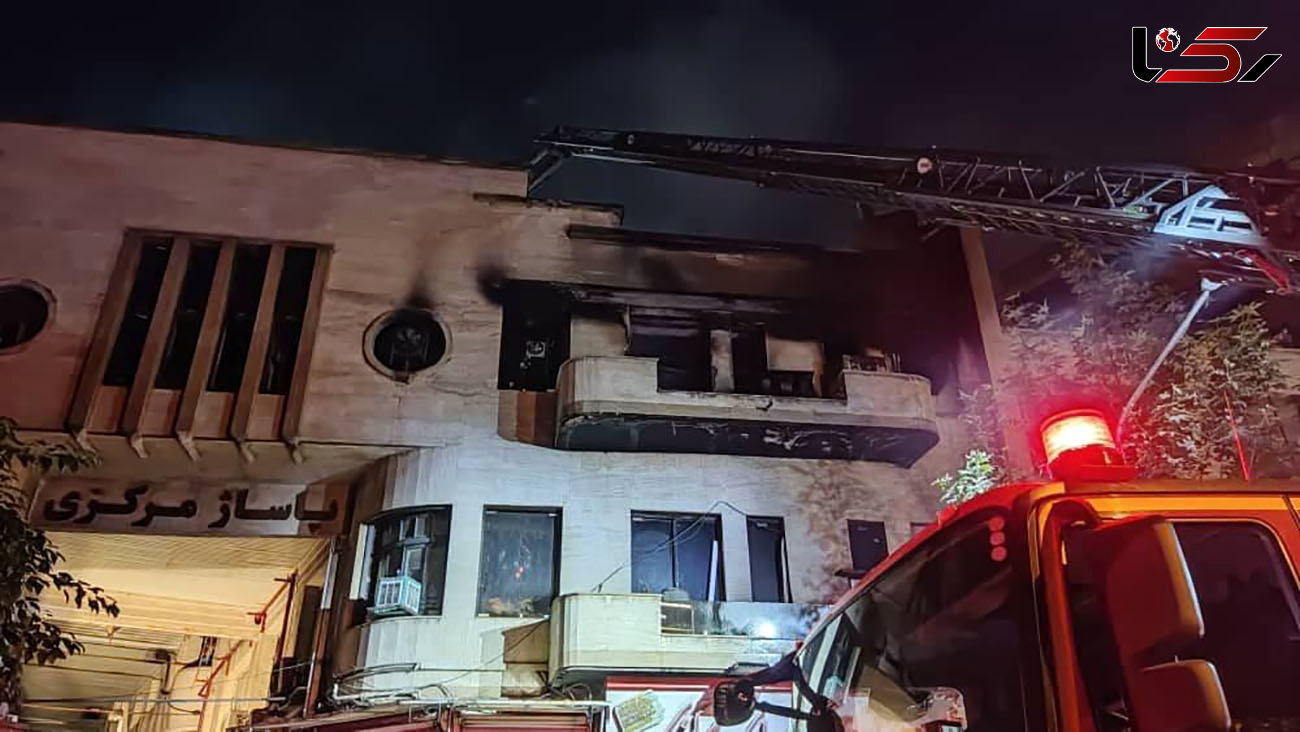 فیلم از آتش سوزی بزرگ در خیابان جمهوری تهران / مرکز تجاری سوخت