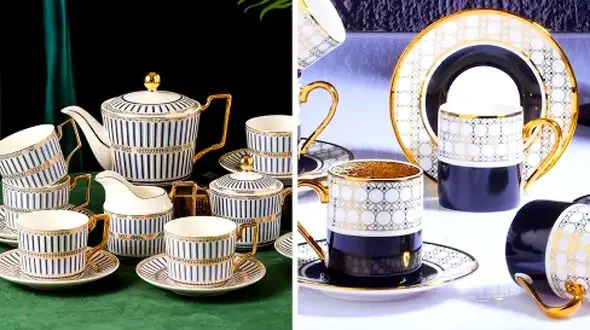 شیک‌ ترین و پرطرفدارترین ست‌ های فنجان قهوه خوری برای مهمانی‌ های خاص