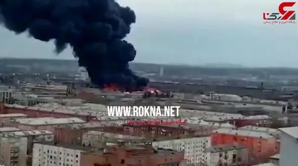 انفجار در کارخانه ساخت موشک + فیلم