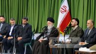 بازیگران سریال یوسف پیامبر مهمان رهبر انقلاب در بیت رهبری؛ دیداری دلنشین که به نماز خواندن پشت رهبری ختم شد؛ حضور مصطفی زمانی، لیلا بلوکات، محمود پاک‌نیت و...+عکس