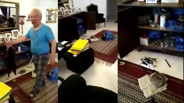 فیلم حمله خونین به پیرمرد پتوفروش در اتاق خوابش / در مشهد رخ داد 