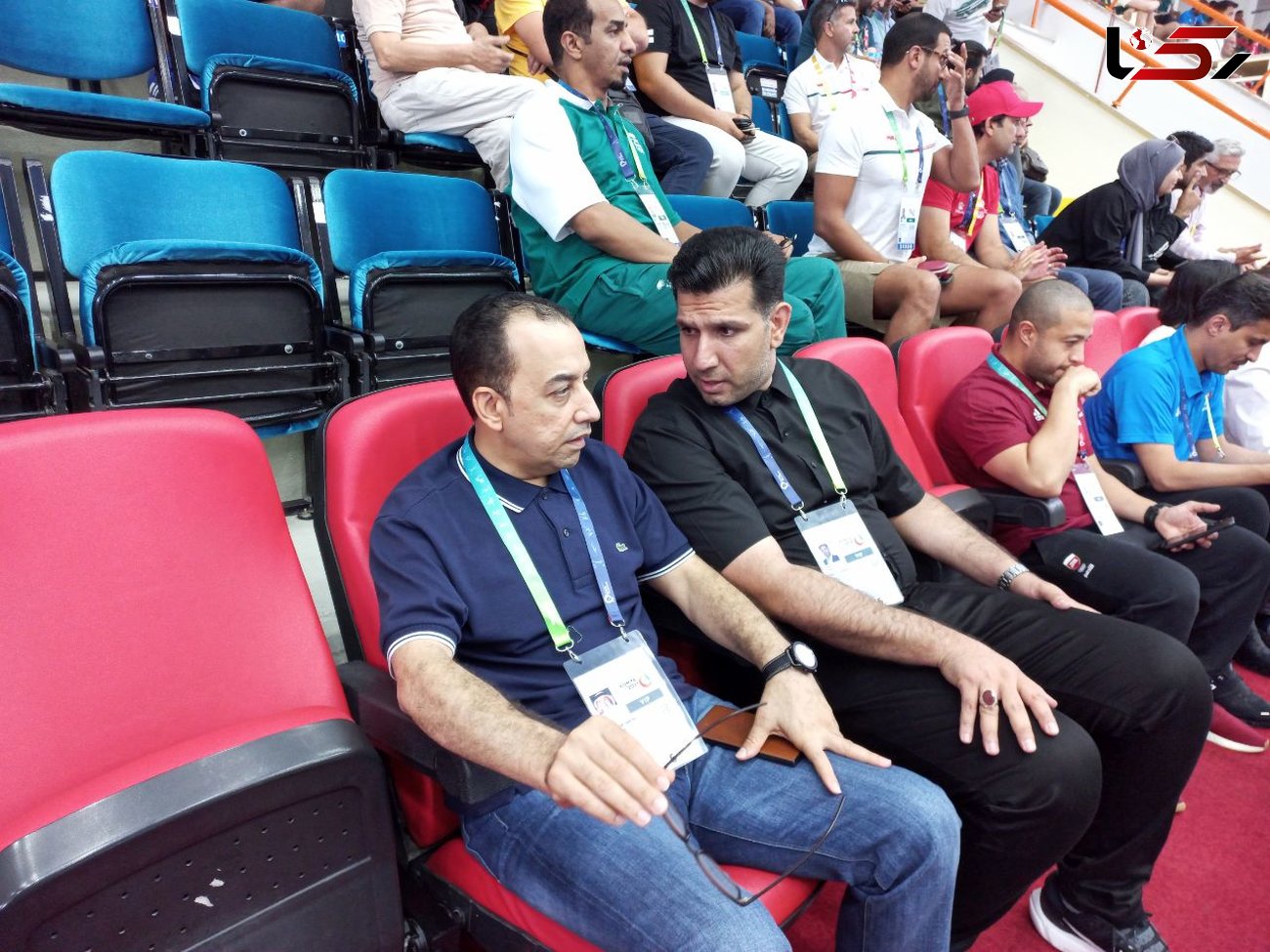 دیدار روسای فدراسیون‌های هندبال ایران و عربستان در محل بازی‌های کشورهای اسلامی