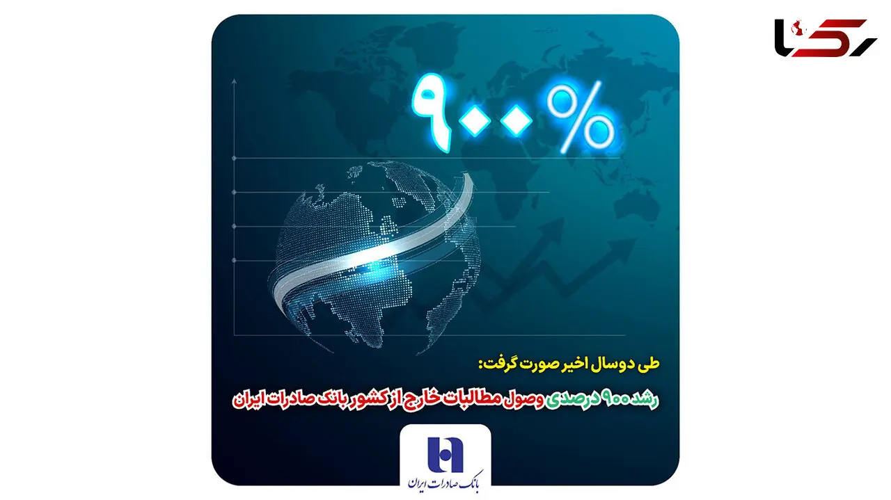 رشد 900 درصدی وصول مطالبات خارج از کشور بانک صادرات ایران