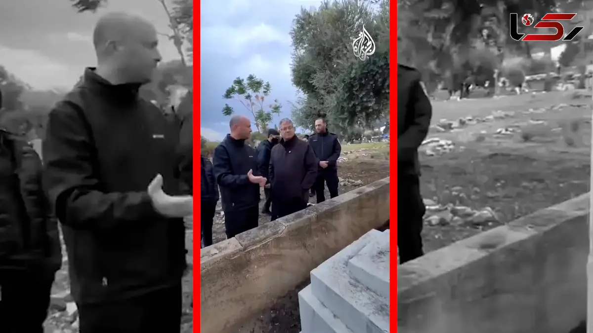 فیلم تهدید بن گویر به تخریب قبر عزالدین القسام