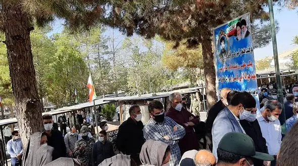 پیکر مطهر شهید خیرالله ابریشمی گرامی بعد از 40 سال در زادگاهش آرام گرفت