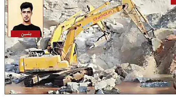 محل زنده دفن شدن شدن یاسین کجاست ؟!  / آوار روی جسد از آوار متروپل هم بیشتر است ! + عکس