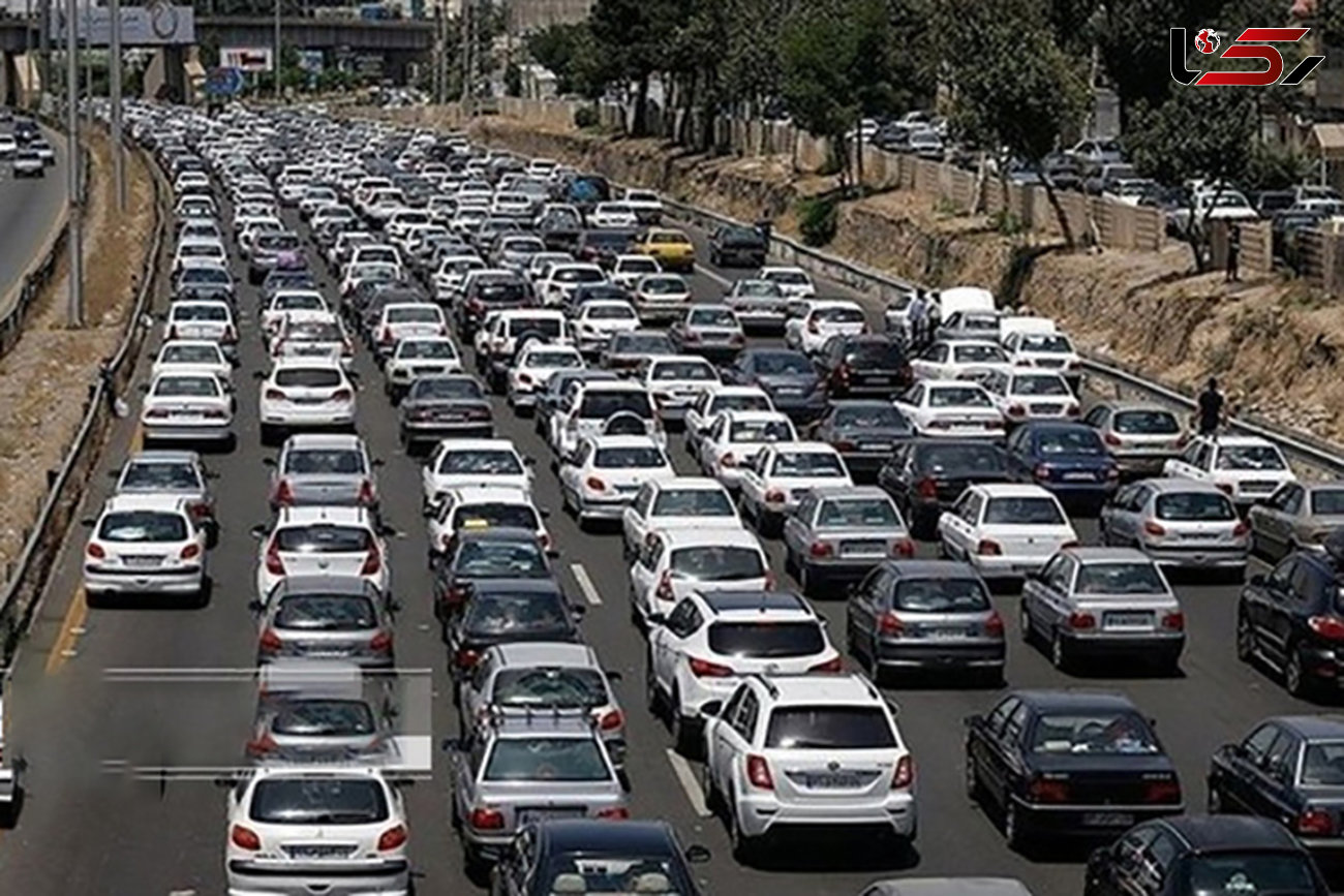 ترافیک سنگین در محور هراز و آزادراه قزوین_کرج_ تهران