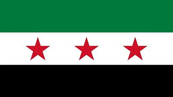 رونمایی از پرچم جدید سوریه 