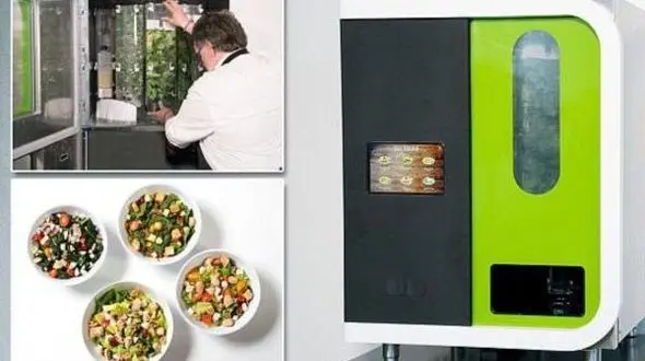 روبات آشپزی که ۱۰۰۰ نوع سالاد درست می کند +عکس